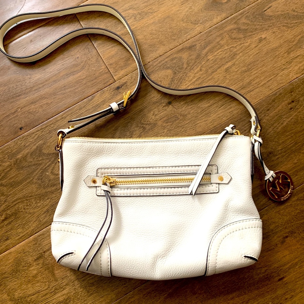 Michael Kors White Shoulder Bag
